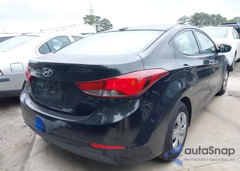 2016 Hyundai Elantra Se из США, поврежденный, VIN 5NPDH4AE3GH718764